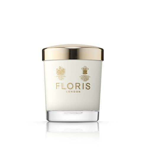 Image of Floris London Hyacinth & Bluebell Diffuser Scented Candle (175 g) | Fresh, Invigorating Floral Green Scent Medley | Ideal for Creating a Cosy Atmosphere | Natural & Subtle Fragrance | Hand-Poured Wax