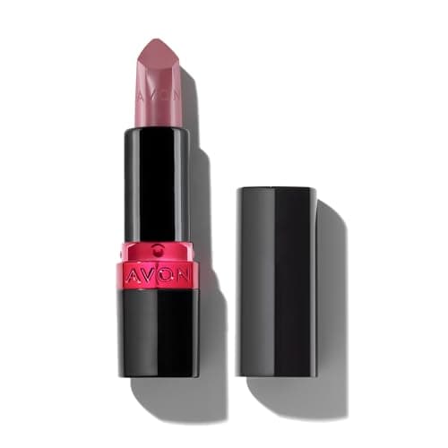 Image of Avon Ultra Creamy Satin-finish Lipstick Dusky Mauve with Vitamin E, Avocado Oil and Jojoba Oil for a Creamy and Comfy Feel, Rich Colour and Full Coverage, Cruelty Free