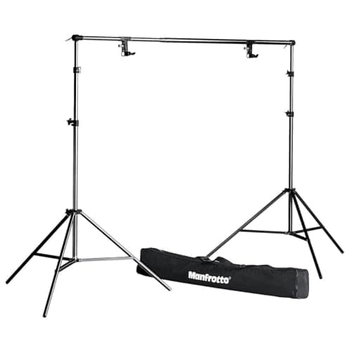 Image of Manfrotto 1314B Set Stands, Support, Bag and Spring, Black