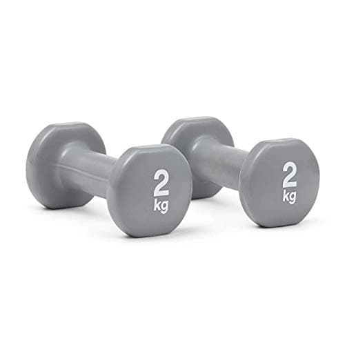 Image of Reebok Unisex's Dumbbells, Grey, 2 kg