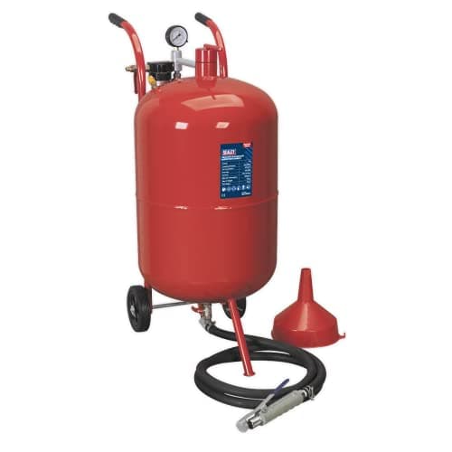 Image of Sealey Sb998 Shot Blaster With Water Trap And Wheels 75Ltr