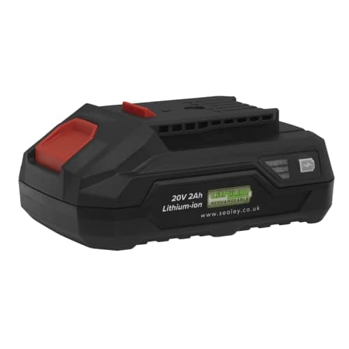 Image of Sealey CP20VBP2 - 2ah Slim Battery Pack for CP20V Range - 20v 2Ah Li-Ion Lithium **2ah Battery Only**