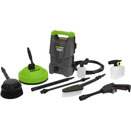 Image of Sealey Pressure Washer 110bar with Snow Foam Sprayer Kit - PW1601SNAKIT - Part No. PW1601SNAKIT