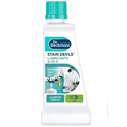 Image of 50ml Stain Devils Grease Lubricant and Paint Oil Stain Remover Fast Acting Pre Treat Formula Removes Motor Oil Tar Wax and Heavy Grease Stains from Clothing and Fabrics