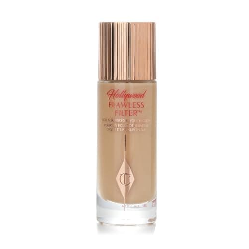 Image of Charlotte Tilbury Hollywood Flawless Filter - Multi‑Use Makeup Primer, Complexion Booster & Illuminating Liquid Highlighter with Sheer Coverage - Smooths & Blurs Skin - 4 Medium