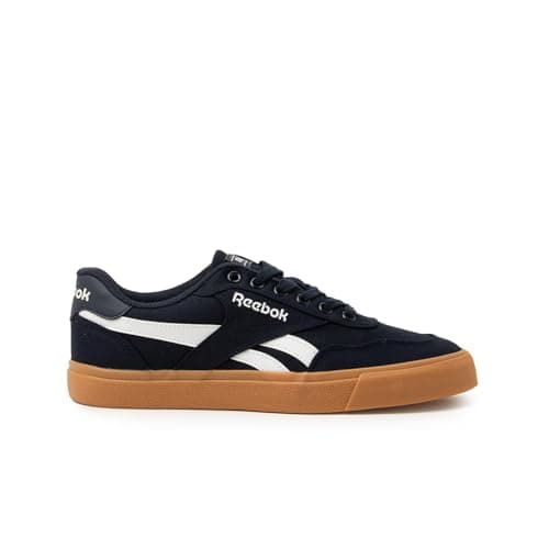 Image of Reebok Men's Court Advance Vulc Trainers, Vector Navy/White/Gum, 40 EU