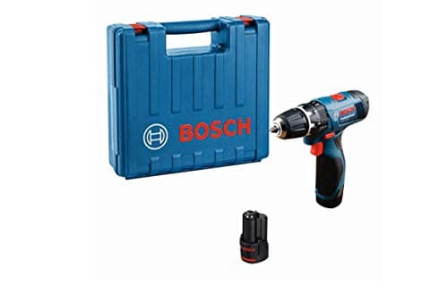 Image of Bosch Professional 12V System Cordless Combi Drill GSB 120-LI (incl 2X 1.5 Ah Battery, Charger GAL 1210 CV, Carrying Case)