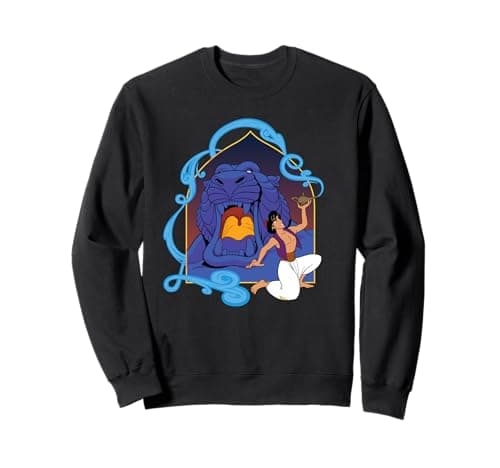 Image of Disney Aladdin And The Magic Lamp At The Cave Of Wonders Sweatshirt