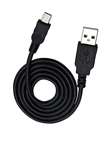 Image of iTechCover® USB Cable Charging Cord/Charger Power Lead Wire for Alcatel One / 1 / 1C 3G Tablet/Black / (1m / 3.3ft)