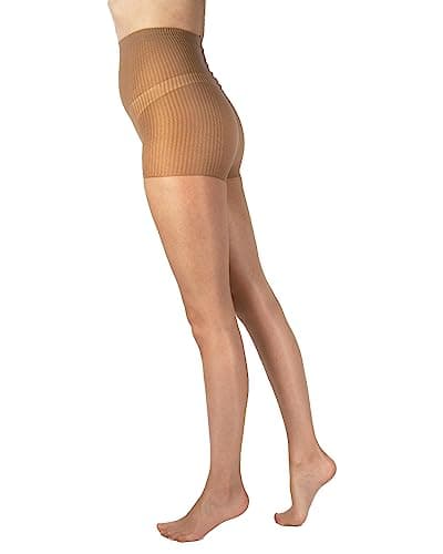 Image of Aristoc Women's 1 Pair 10 Denier Ultra Shine Control Top Tights Large Nude