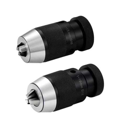 Image of Automatic Locking Self-tightening Drill Chuck Keyless B10 B12 B16 B18 B22 Lathe Tools Toolhoder MTA MTB R8 C20 For Drill Chuck(B10 (0.5-6mm))