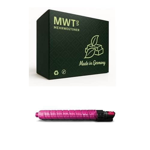 Image of Mehrwegtoner Toner Cartridge Compatible with Ricoh Aficio MPC3002 MPC3502 Replaces 841653 842018 Magenta