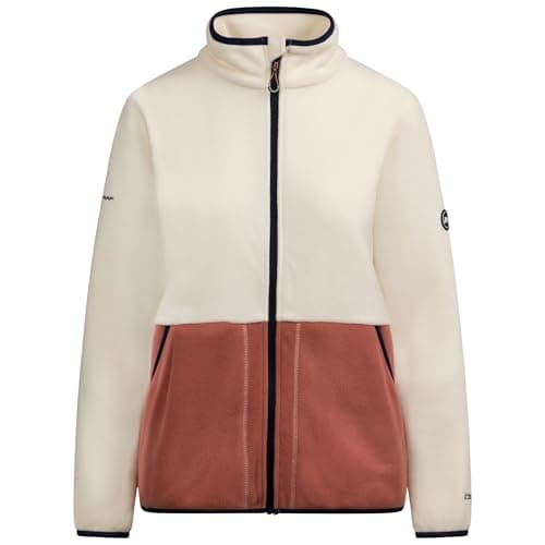 Image of Trespass Womens Fleece Member - Soft Fleece, Brushed Both Sides, Full Front Zip, 2 Pockets, Contrast Bindings, Contrast Panels, Badge on Sleeve