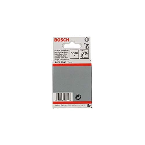 Image of Bosch 2 609 200 212 Fine Wire Staples Type 53 11.4 x 0.74 x 12 mm