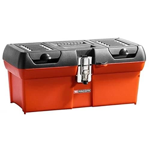 Image of Facom BP.C16PB Plastic Tool Box, 2 Removable Tray, 400mm