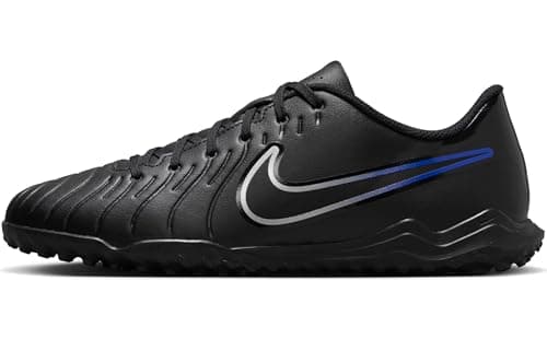 Image of Nike Tiempo Legend 10 Club TF Turf Football Boot DV4345, Black Blue Black Chrome Hyper Royal, 8 UK