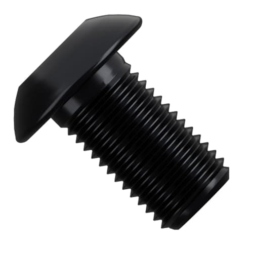 Image of M5 (5mm x 12mm) Black Zinc Flake 10.9 Button Head Screws Allen Socket Bolts Screws (Pack of 20) N16ABC