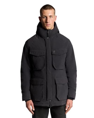 Image of Lyle & Scott Mid Jackets Tactical Wadded Parka X002 Black Ice, M