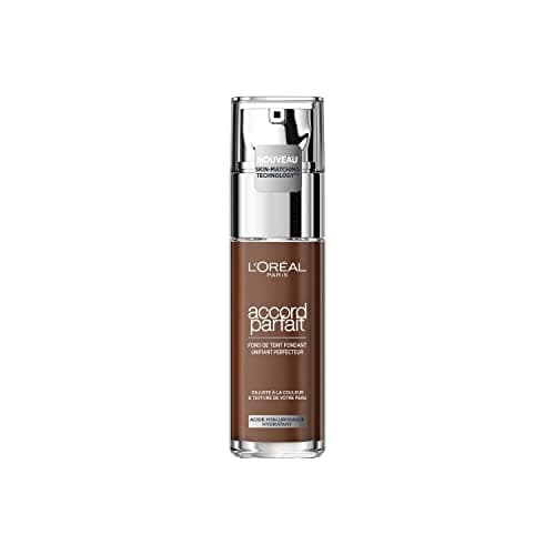 Image of L'Oreal Paris True Match Liquid Foundation, Skincare Infused with Hyaluronic Acid, SPF 17, Available in 40 Shades, 9C Deep Cool, 30 ml