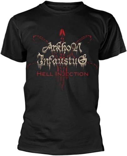 Image of JINYIHOUSE Arkhon Infaustus Hell Injection T-Shirt Men Black M