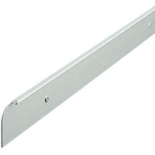 Image of Rolabond Kitchen Worktop Trim End Cap Matt Silver 40mm x 630mm