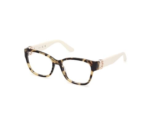 Image of Guess GU50120 056 yellow/avana 52/16/140 WOMAN Eyewear Frame