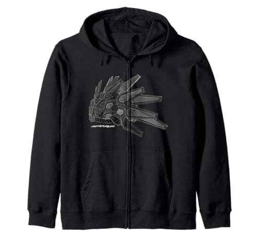 Image of Jamiroquai Official Automaton Hat Zip Hoodie