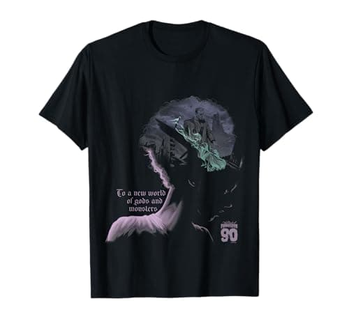 Image of Universal Monsters Bride Of Frankenstein Haunting Silhouette T-Shirt