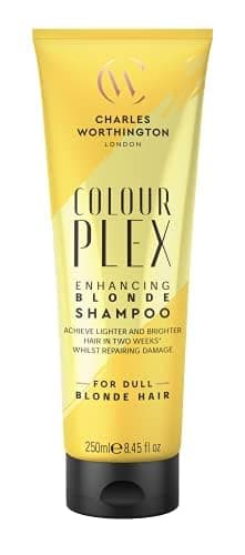 Image of Charles Worthington ColourPlex Protecting Blonde Shampoo, Blonde Shampoo to Tone and Restore Colour, Shampoo for Blonde Hair, Blonde Toner for Women and Men, Salon Shampoo for Blondes, 250 ml