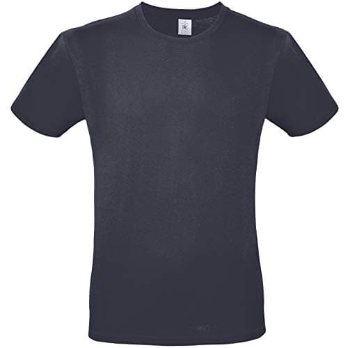 Image of B&C Mens #E150 Tee - Navy Blue - XS