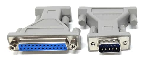 Image of DRUT D9 Male to D25 Female Serial Adapter – 9-Pin to 25-Pin DB RS-232 Connector, D9 Fully Wired for Legacy Devices