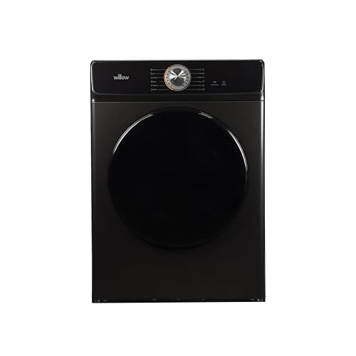 Image of Willow W8TDB 8kg Vented Tumble Dryer with 8 Programmes, 120 Min Max Cycle Time, Front Loading - Black