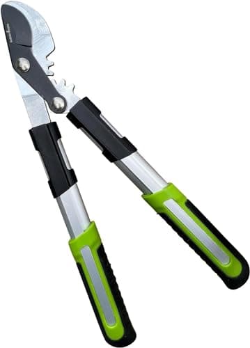 Image of Garden GURU Bypass Loppers Tree Trimmer Clipper - 3X Cutting Power Gardening Loppers Pruning Shear -Comfort Grip Handles -High Carbon Steel Blade – Heavy Duty Branch Cutter –Cut Thick Branches w Ease