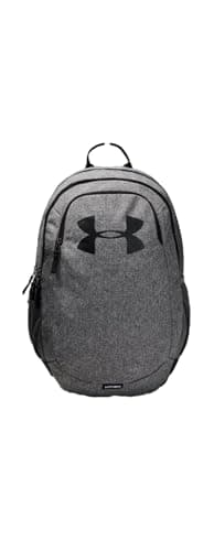 Image of Under Armour UA Scrimmage 2.0 Laptop Backpack Rucksack Waterproof Bag Unisex in Grey and Black 25L