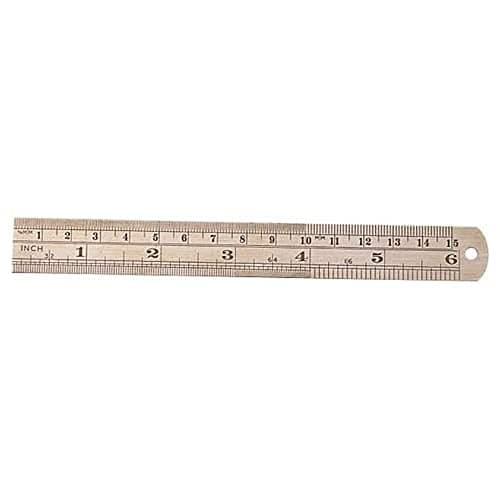 Image of Draper 59633 Steel Rule 150mm/6 X19mm Wide