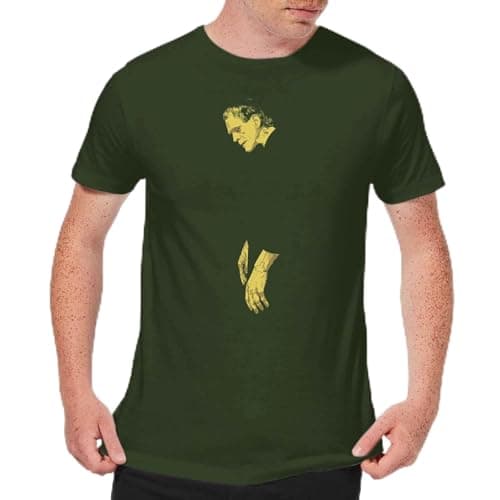 Image of Universal Monsters Frankenstein Illustrated Men's T-Shirt - Forest Green S