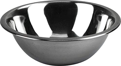 Image of Stainless Steel Deep Salad Mixing Serving Bowl 24cm