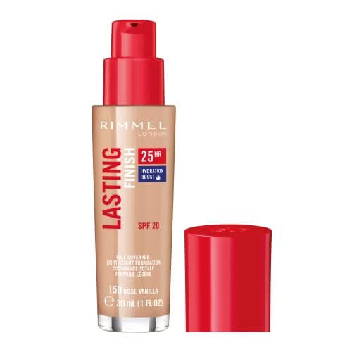 Image of Old Product & Packaging - Rimmel Lasting Finish 25 Hour Foundation Rose Vanilla
