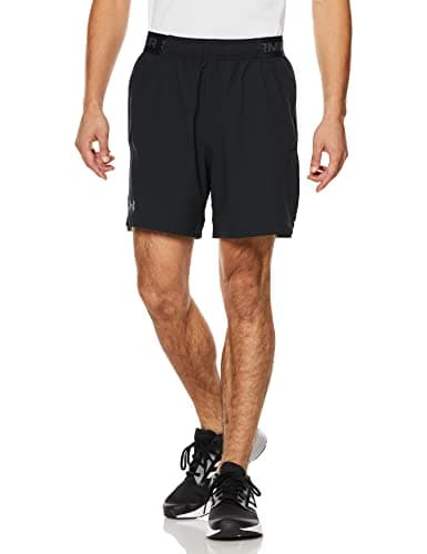 Image of Under Armour Men's Vanish Woven Sweat Shorts, Black/Pitch Grey, M