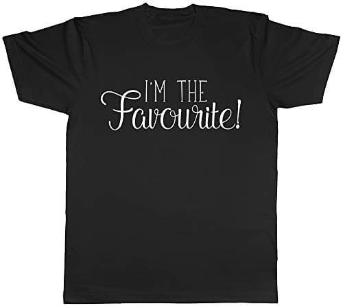 Image of Shopagift Unisex I'm The Favourite T-Shirt Black
