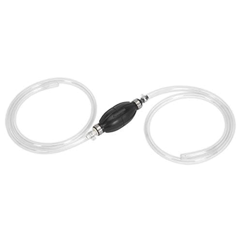 Image of Sealey Emergency Fuel Transfer Pump Syphon cw Starter Primer Bulb one way valve ** Sealey_EC96 **