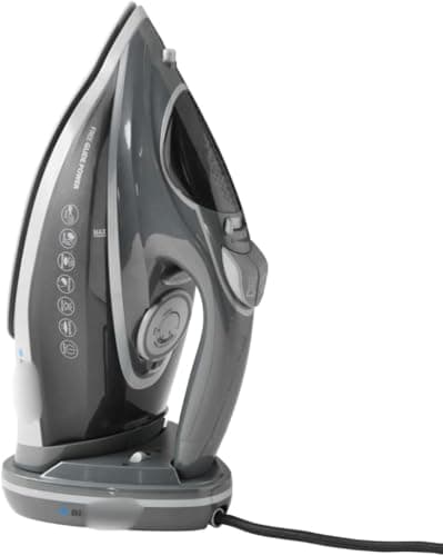 Image of Free Glide Power Iron - 3100W High Power - Cord/cordless - 40g/min Continous Steam - Anti Drip, Anti Calc & Self Cleaning Function