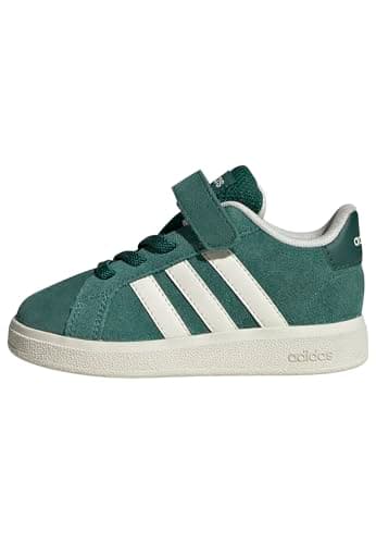 Image of adidas Unisex Baby Grand Court 00s Shoes Infants, Collegiate Green/Off White/Core Black, 8 UK Child