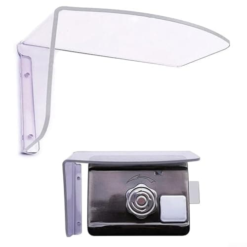 Image of Besttoolifes Access Card Rain Cover Door Access Cover Electronic Door Keypad Cover Door Lock Rain Cover Electronic Door Lock Weather Cover Electronic Lock for PROTECTION Electronic Lock Cover(Right)