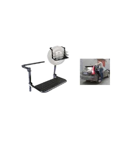 Image of Folding Car Tyre Wheel Step (Heavy Duty 150KG Capacity)