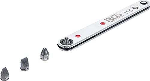 Image of BGS 115 | Special Bit Ratchet | extra thin | 6.3 mm (1/4") Drive | incl. 4 special bits