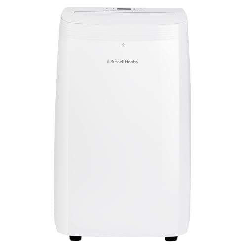 Image of Russell Hobbs Portable 3-in-1 Air Conditioner 12000 BTU, Dehumidifier & Heater with 3 Speeds, Fan Oscillation, 0.8L Water Tank, Touch Control, LED Display & Remote Control, WiFi Enabled RHPAC12001