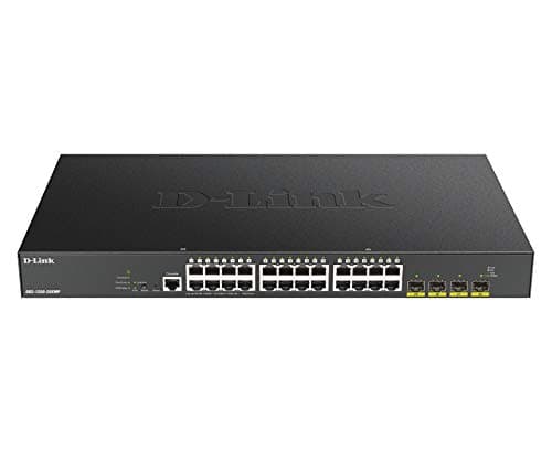 Image of D-link DGS-1250-28XMP - 28-Port Gigabit Smart Managed PoE Switch With 10G Uplinks, 370w PoE Budget, 24 X 10/100/1000base-t PoE, 4 X 10G SFP+ Ports, 128 Gbps Switching Capacity