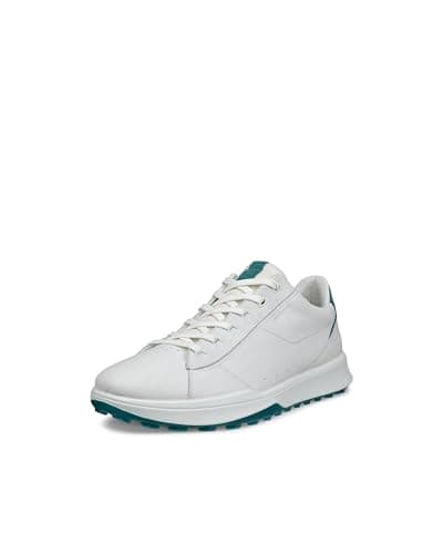 Image of ECCO Mens Street Vibe Spikeless Golf Shoes White/Green 10 UK