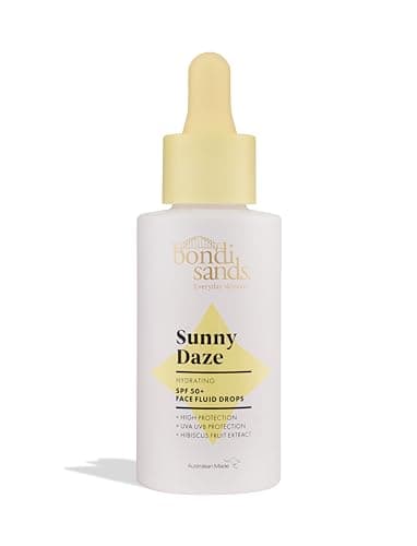 Image of Bondi Sands Sunny Daze Hydrating SPF50+ Face Fluid Drops | UVA & UVB protection, Vegan and Cruelty Free| 30ml/1.01 FL OZ